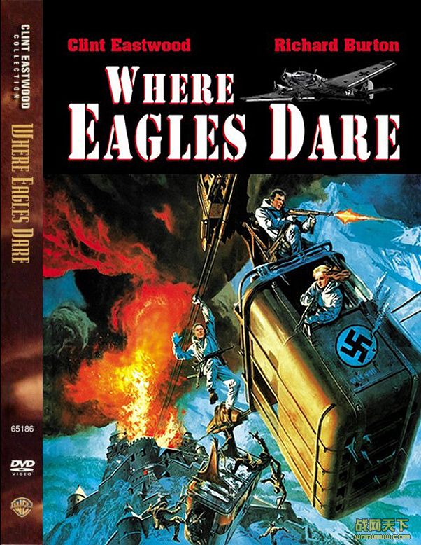 血染雪山堡/壮士雄风(Where Eagles Dare)海报